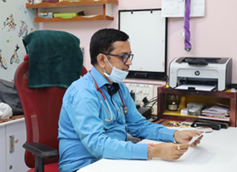 Doctor at Desk