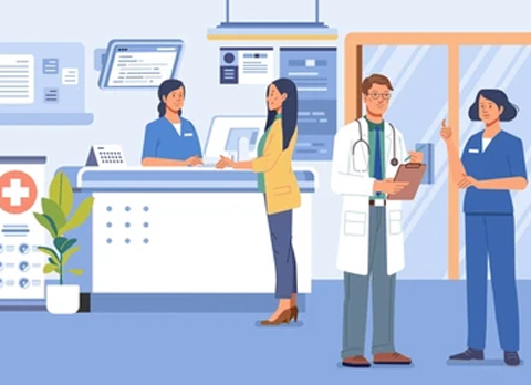 Doctor at Desk